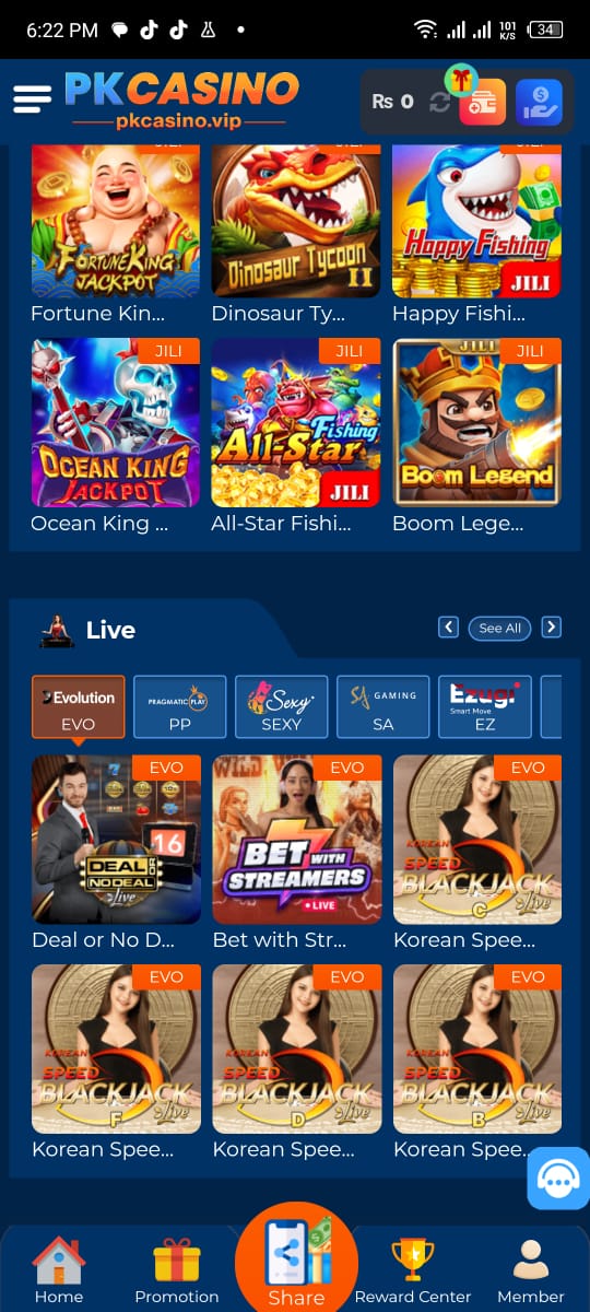 PK Casino Game